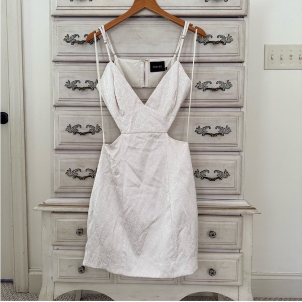 Lulus Ivory Cutout Dress - Picture 3 of 7